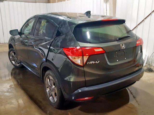 3CZRU6H54HM728230 - 2017 HONDA HR-V EX GREEN photo 3