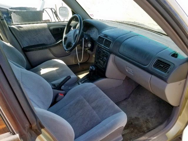 JF1SF65582H745703 - 2002 SUBARU FORESTER S GREEN photo 5