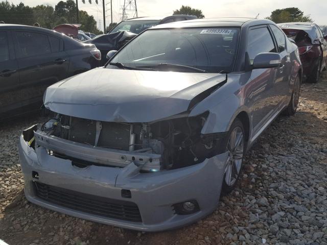 JTKJF5C77C3038460 - 2012 TOYOTA SCION TC ნაცრისფერი ფოტო 2
