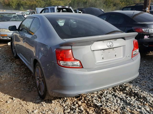 JTKJF5C77C3038460 - 2012 TOYOTA SCION TC ნაცრისფერი ფოტო 3