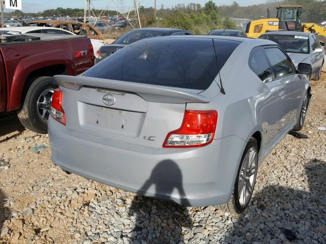 JTKJF5C77C3038460 - 2012 TOYOTA SCION TC ნაცრისფერი ფოტო 4