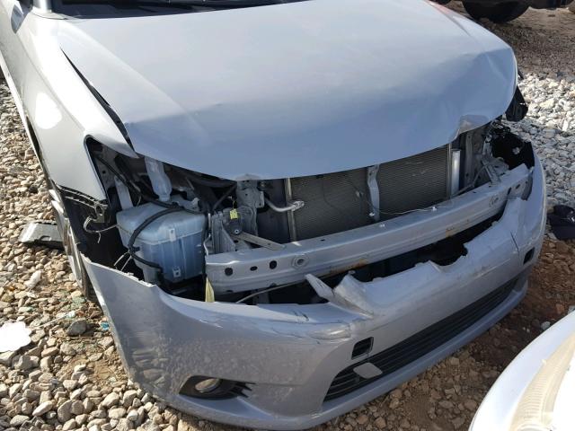 JTKJF5C77C3038460 - 2012 TOYOTA SCION TC ნაცრისფერი ფოტო 9