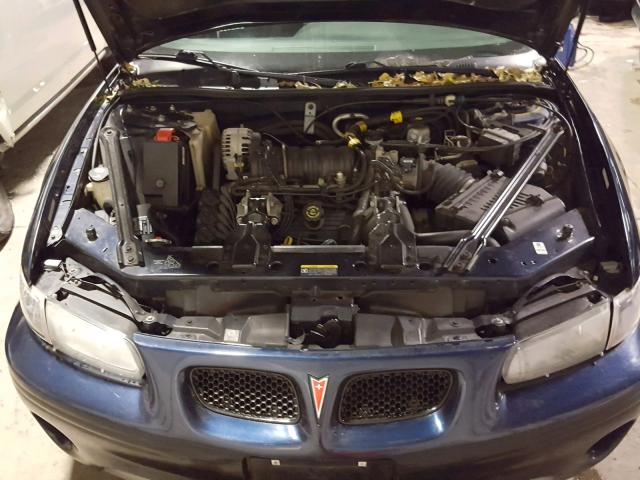 1G2WP12K32F263890 - 2002 PONTIAC GRAND PRIX BLUE photo 7