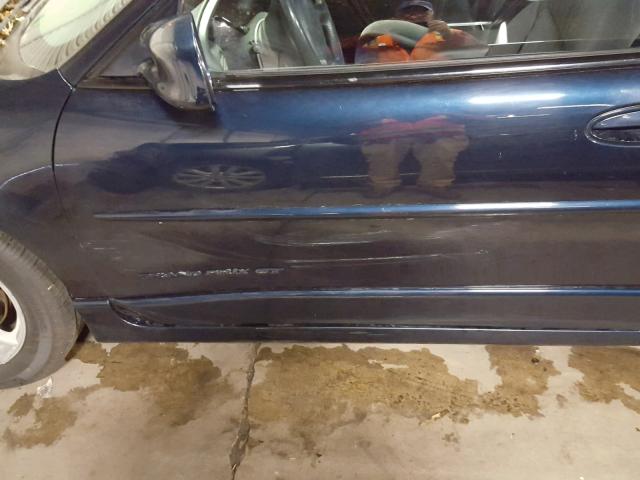 1G2WP12K32F263890 - 2002 PONTIAC GRAND PRIX BLUE photo 9