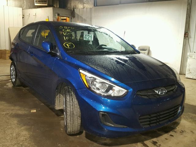 KMHCT5AE1GU255346 - 2016 HYUNDAI ACCENT SE BLUE photo 1