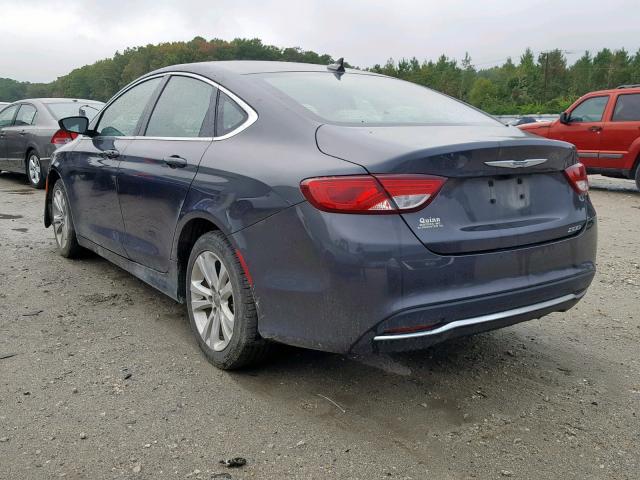 1C3CCCABXGN178036 - 2016 CHRYSLER 200 LIMITE GRAY photo 3