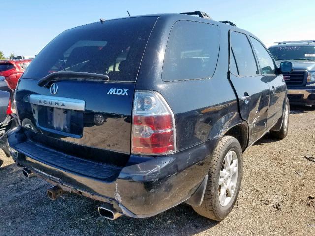 2HNYD189X6H547016 - 2006 ACURA MDX TOURIN BLACK photo 4