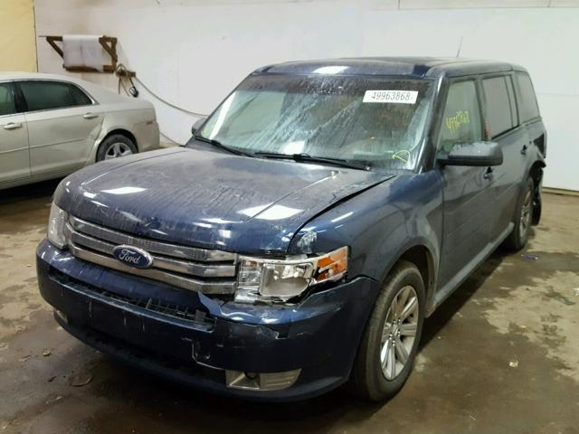 2FMGK5BC9CBD13821 - 2012 FORD FLEX SE BLUE photo 2