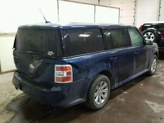 2FMGK5BC9CBD13821 - 2012 FORD FLEX SE BLUE photo 4