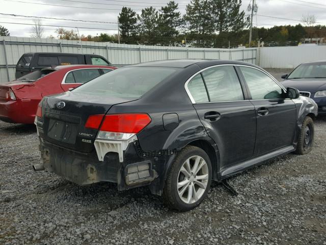 4S3BMBC69D3022222 - 2013 SUBARU LEGACY 2.5 BLACK photo 4