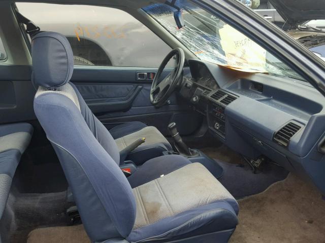 JHMCA536XKC037080 - 1989 HONDA ACCORD DX BLUE photo 5