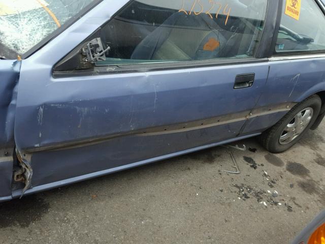 JHMCA536XKC037080 - 1989 HONDA ACCORD DX BLUE photo 9