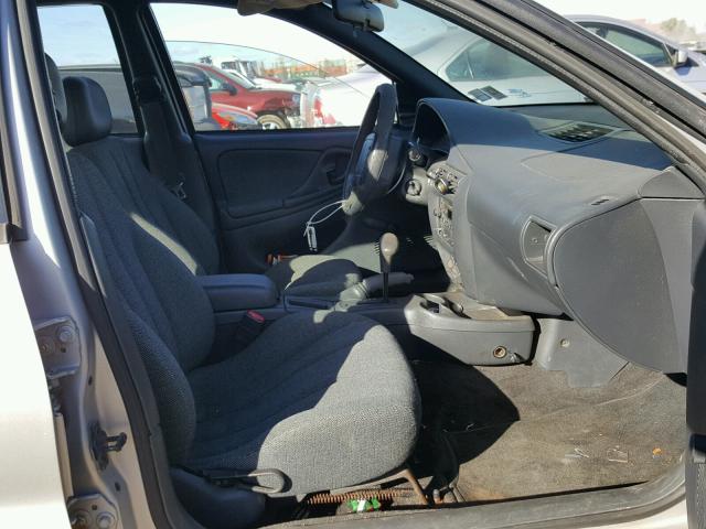 1G1JC524327433680 - 2002 CHEVROLET CAVALIER B SILVER photo 5