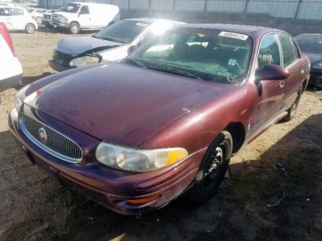 1G4HP52K544141702 - 2004 BUICK LESABRE CU MAROON photo 2