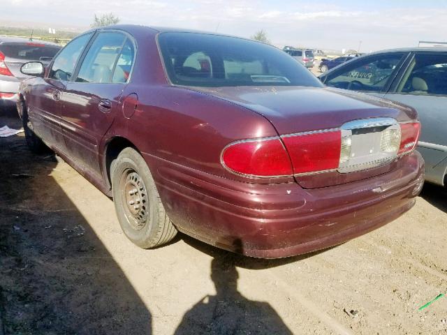 1G4HP52K544141702 - 2004 BUICK LESABRE CU MAROON photo 3