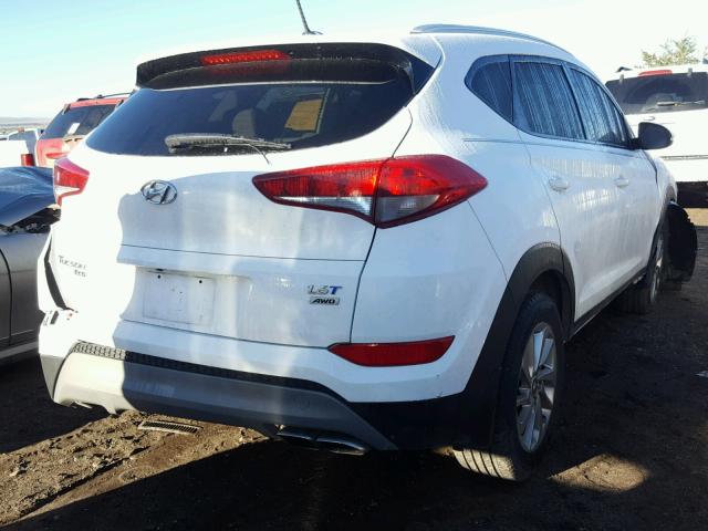 KM8J3CA21HU315726 - 2017 HYUNDAI TUCSON LIM WHITE photo 4