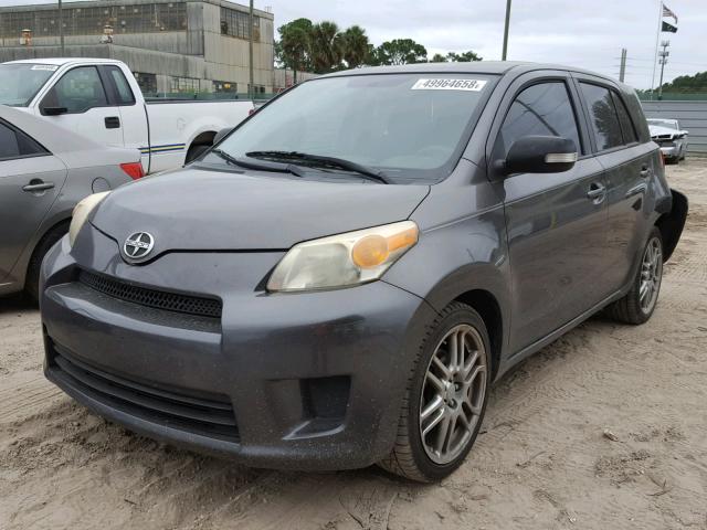 JTKKU10469J040007 - 2009 TOYOTA SCION XD GRAY photo 2