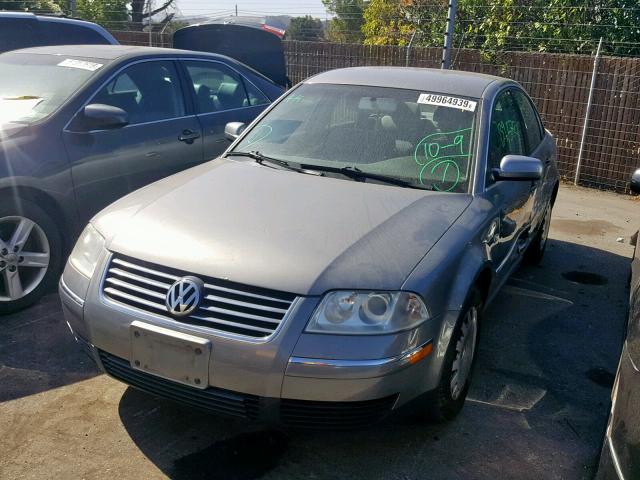 WVWMD63B54P048547 - 2004 VOLKSWAGEN PASSAT GL GRAY photo 2