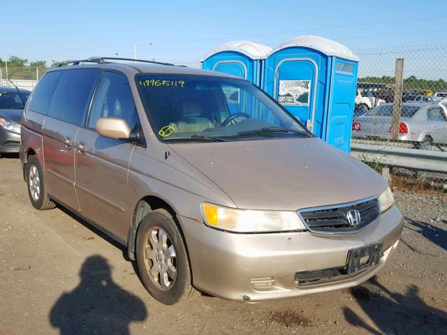 2HKRL18902H509535 - 2002 HONDA ODYSSEY EX TAN photo 1