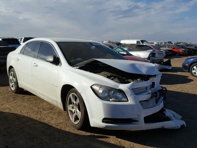 1G1ZA5E03AF314369 - 2010 CHEVROLET MALIBU LS WHITE photo 1
