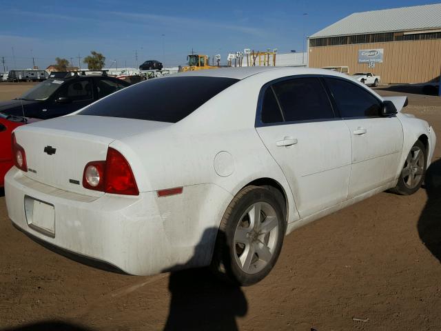 1G1ZA5E03AF314369 - 2010 CHEVROLET MALIBU LS WHITE photo 4