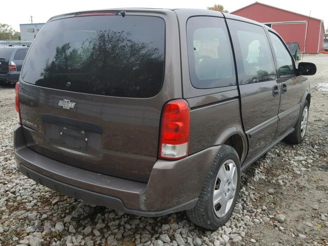 1GNDU23158D172168 - 2008 CHEVROLET UPLANDER L Qəhvəyi foto 4
