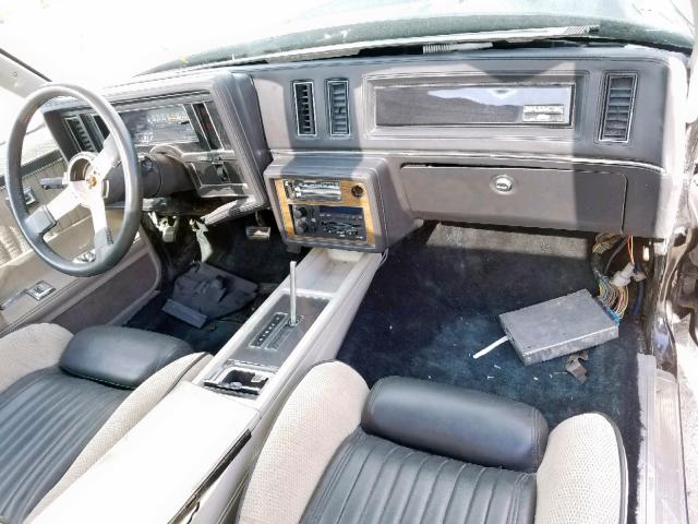 1G4AK4794EH553118 - 1984 BUICK REGAL T-TY BLACK photo 9