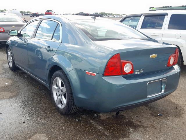 1G1ZH57B79F121454 - 2009 CHEVROLET MALIBU 1LT GREEN photo 3