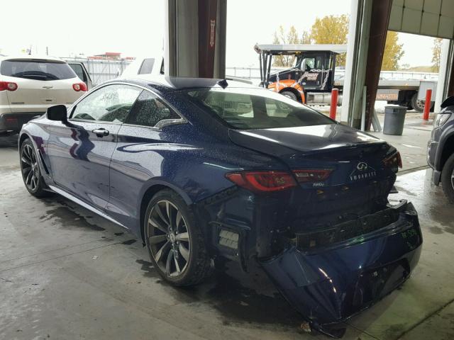 JN1EV7EL9HM550369 - 2017 INFINITI Q60 PREMIU BLUE photo 3