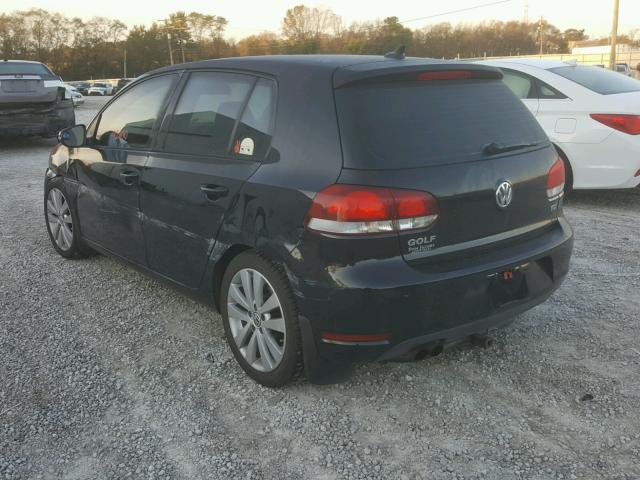 WVWNM7AJ8CW350388 - 2012 VOLKSWAGEN GOLF 黑色 照片 3