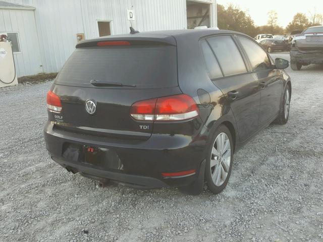 WVWNM7AJ8CW350388 - 2012 VOLKSWAGEN GOLF 黑色 照片 4