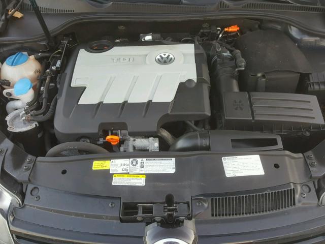 WVWNM7AJ8CW350388 - 2012 VOLKSWAGEN GOLF 黑色 照片 7