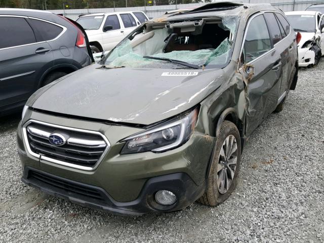 4S4BSETC9J3395278 - 2018 SUBARU OUTBACK TO GREEN photo 2