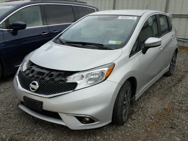 3N1CE2CP6FL375182 - 2015 NISSAN VERSA NOTE SILVER photo 2