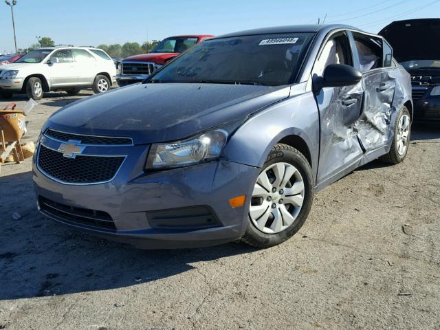 1G1PA5SH7E7440462 - 2014 CHEVROLET CRUZE LS CHARCOAL photo 2