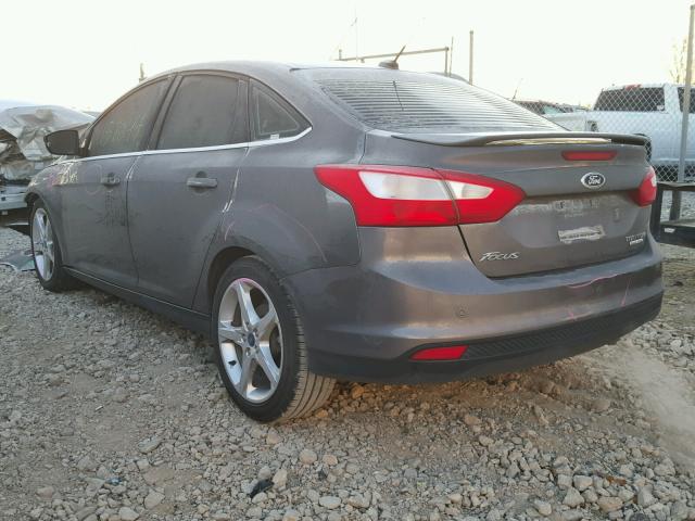 1FAHP3J22CL466926 - 2012 FORD FOCUS TITA GRAY photo 3