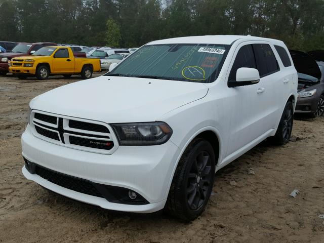 1C4SDHCT2HC629092 - 2017 DODGE DURANGO R/ WHITE photo 2