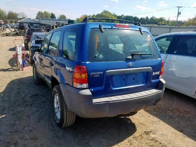 1FMYU02Z37KA03312 - 2007 FORD ESCAPE XLS BLUE photo 3