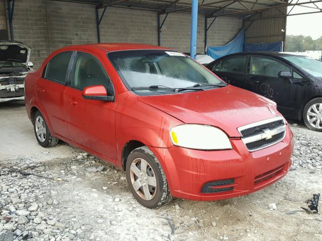 KL1TD5DE3AB075986 - 2010 CHEVROLET AVEO LS MAROON photo 1