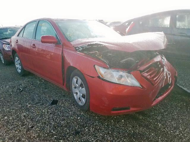 4T1BE46K99U313818 - 2009 TOYOTA CAMRY BASE RED photo 1