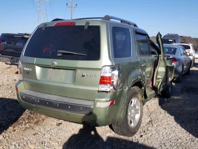 4M2CU29H58KJ34227 - 2008 MERCURY MARINER HE GREEN photo 4