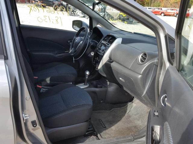 3N1CE2CP1FL382072 - 2015 NISSAN VERSA NOTE GRAY photo 5