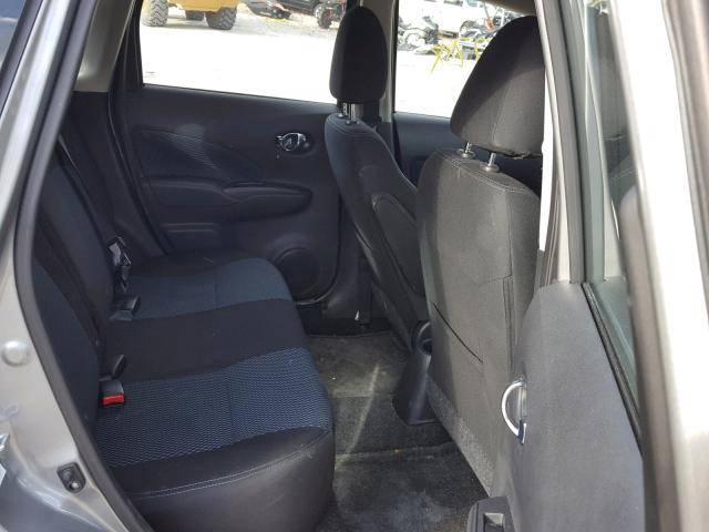 3N1CE2CP1FL382072 - 2015 NISSAN VERSA NOTE GRAY photo 6