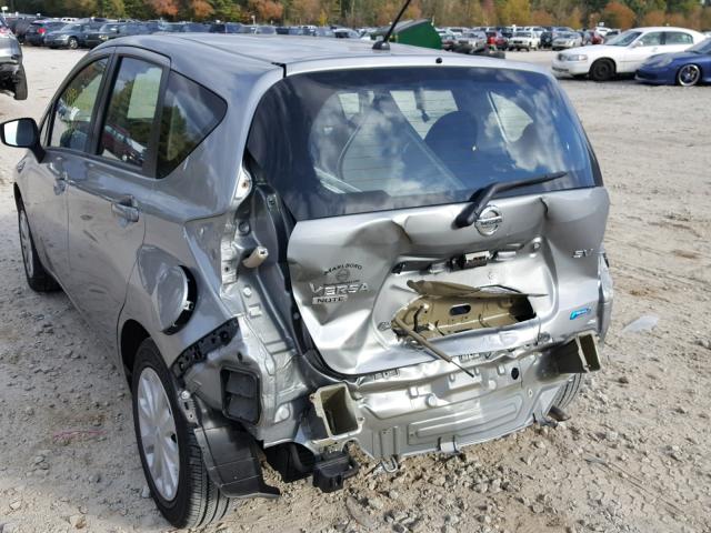 3N1CE2CP1FL382072 - 2015 NISSAN VERSA NOTE GRAY photo 9