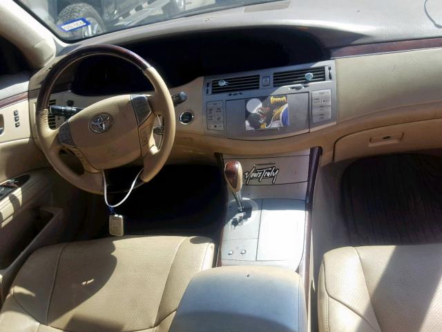 4T1BK36B78U293148 - 2008 TOYOTA AVALON XL GRAY photo 9