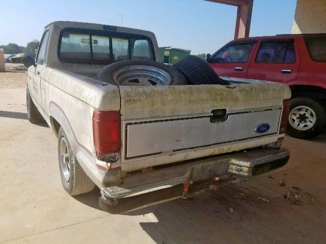 1FTCR10A2KUC08619 - 1989 FORD RANGER WHITE photo 3