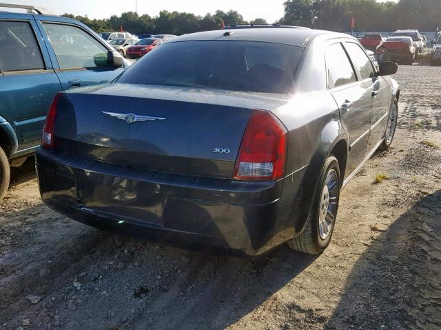 2C3KA43R47H885952 - 2007 CHRYSLER 300 BLUE photo 4