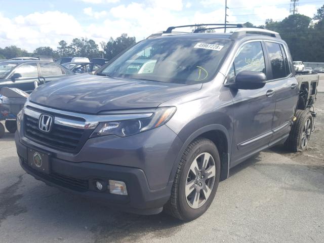 5FPYK3F5XHB014543 - 2017 HONDA RIDGELINE GRAY photo 2