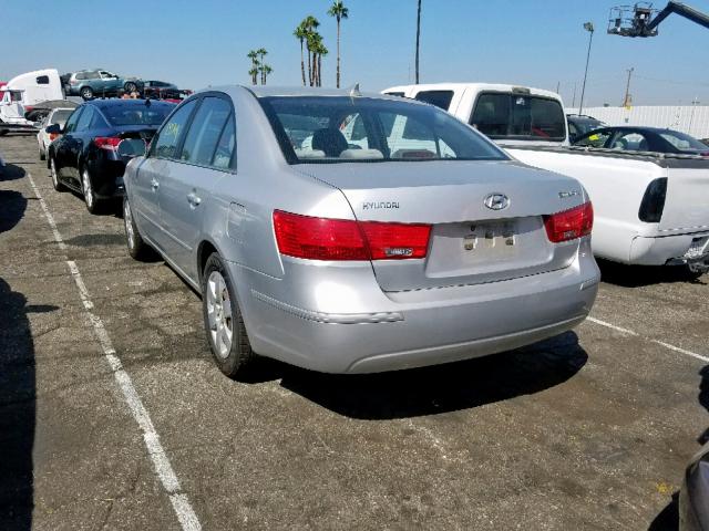 5NPET46CX9H444721 - 2009 HYUNDAI SONATA GLS SILVER photo 3