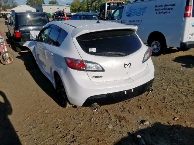 JM1BL1H6XA1229716 - 2010 MAZDA 3 S WHITE photo 3